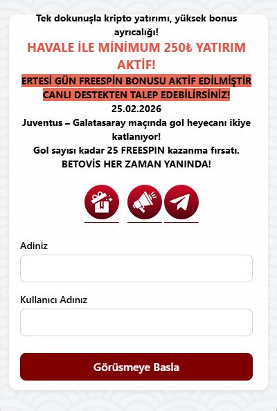 betovis canlı destek