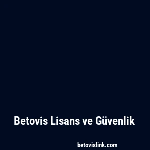 Betovis Lisans ve Güvenlik